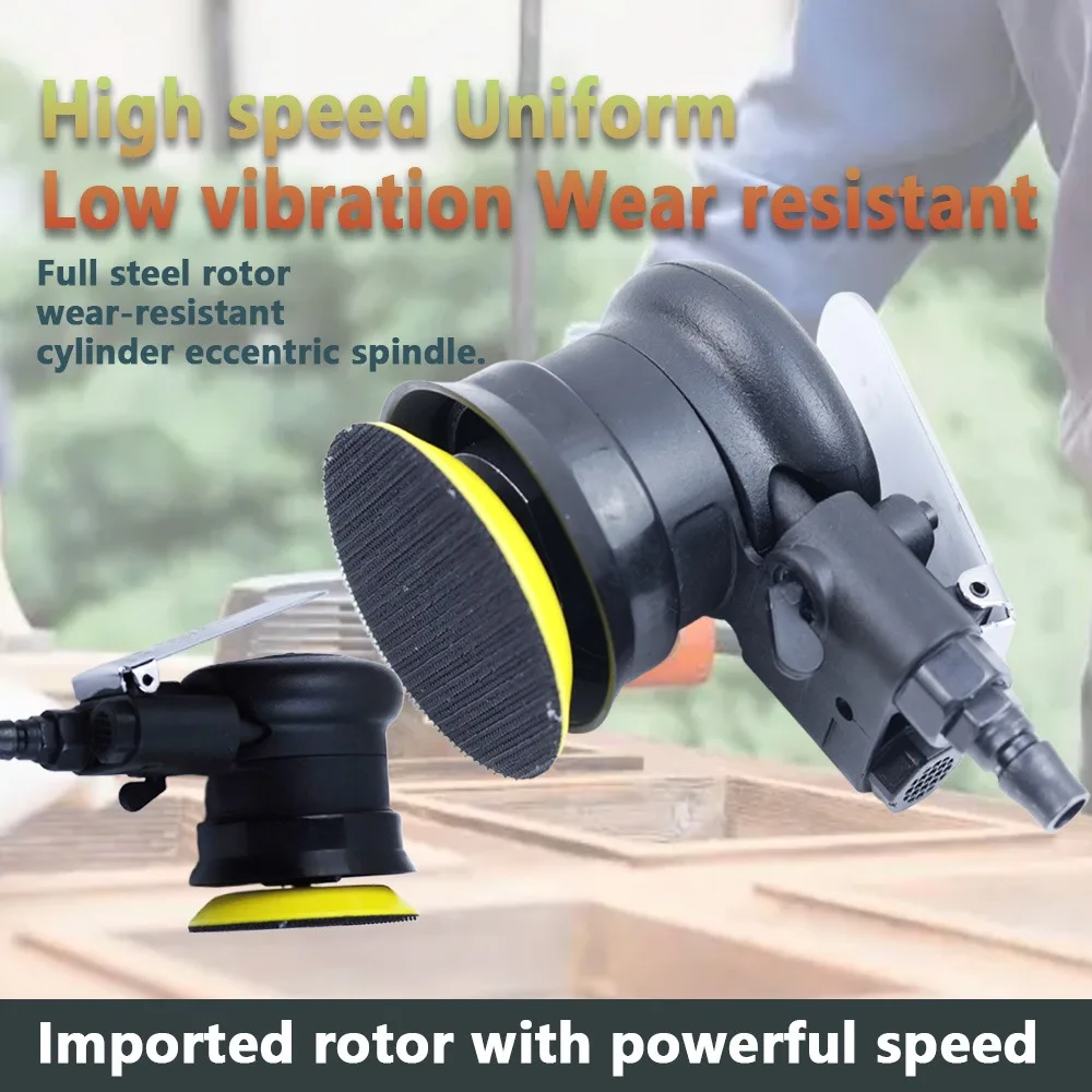 3 Air Orbital Sander | Automotive Polishing & Detailing | Compact Palm Sander - Thumbnail 2