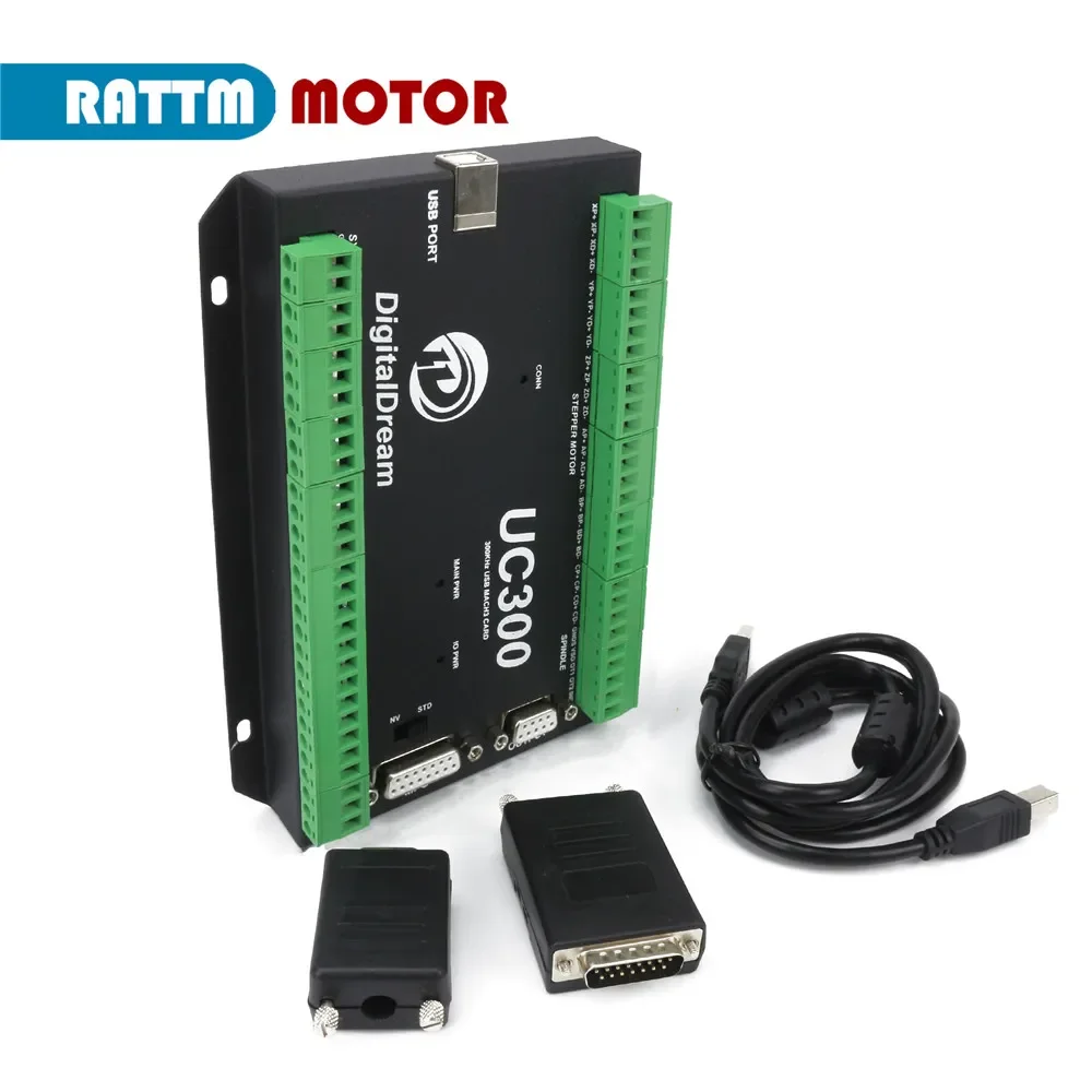 CNC Motion Controller | USB Mach3 UC300 | 3-6 Axis Milling Machine Board - Thumbnail 6