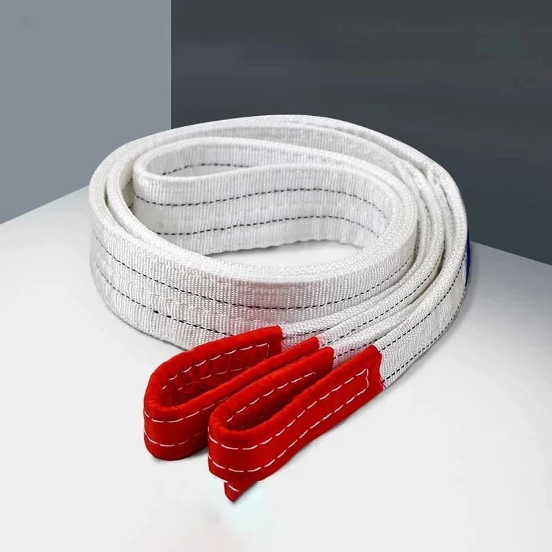 Heavy-Duty Lifting Sling | 2 Ton Polyester Strap | Crane Hoist Cargo Belt - Thumbnail 2