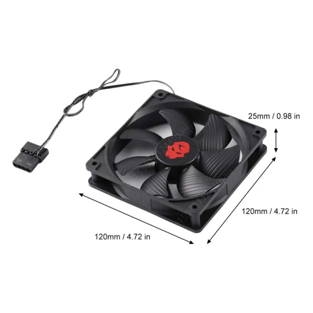 High-Performance 120mm PC Case Fan | 4-Pin PWM | Ultra-Quiet Cooling & Maximum Airflow - Thumbnail 6