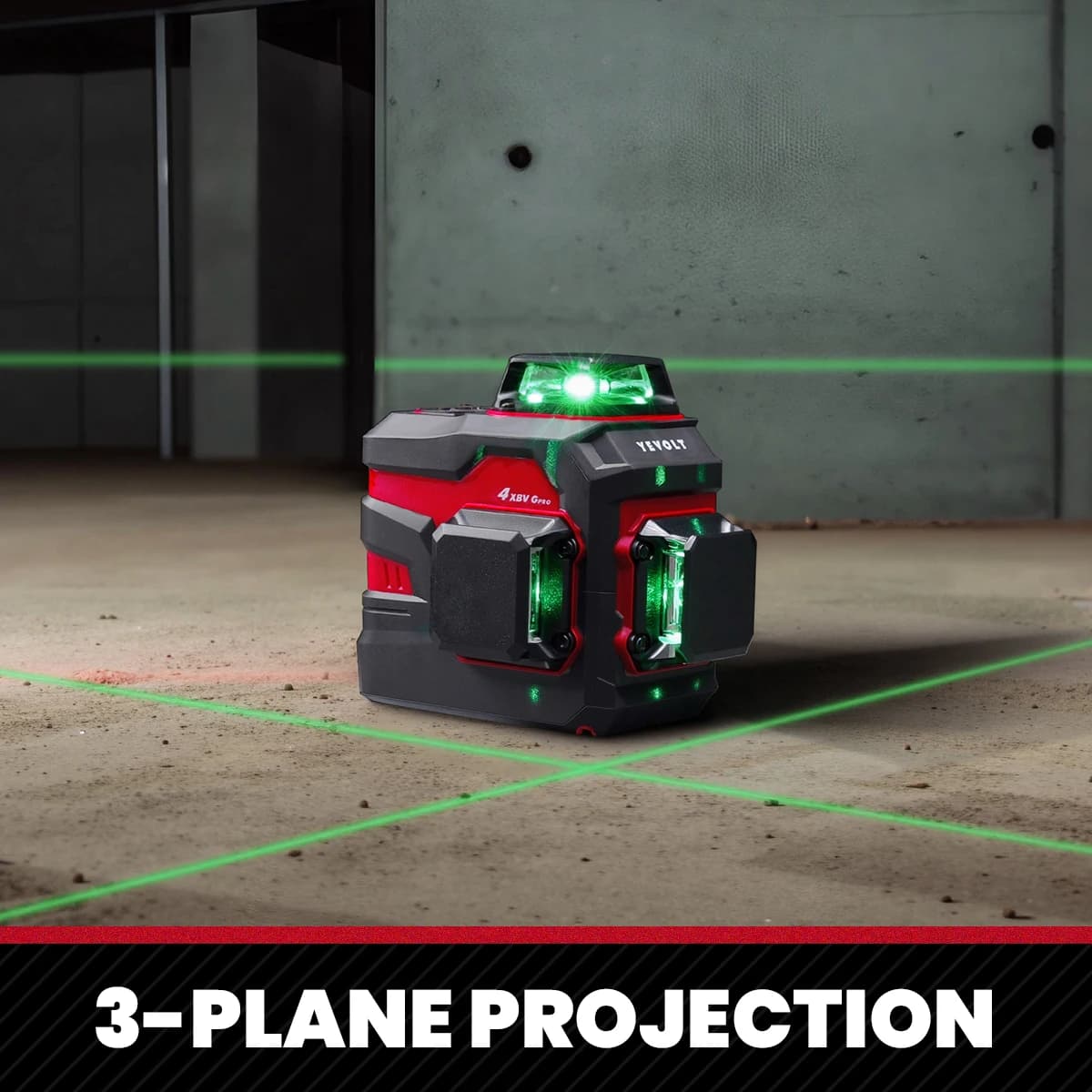 Laser Level | 3/4-Plane 3D/4D 12/16 Lines | Self-Leveling 360° Horizontal & Vertical - Thumbnail 6