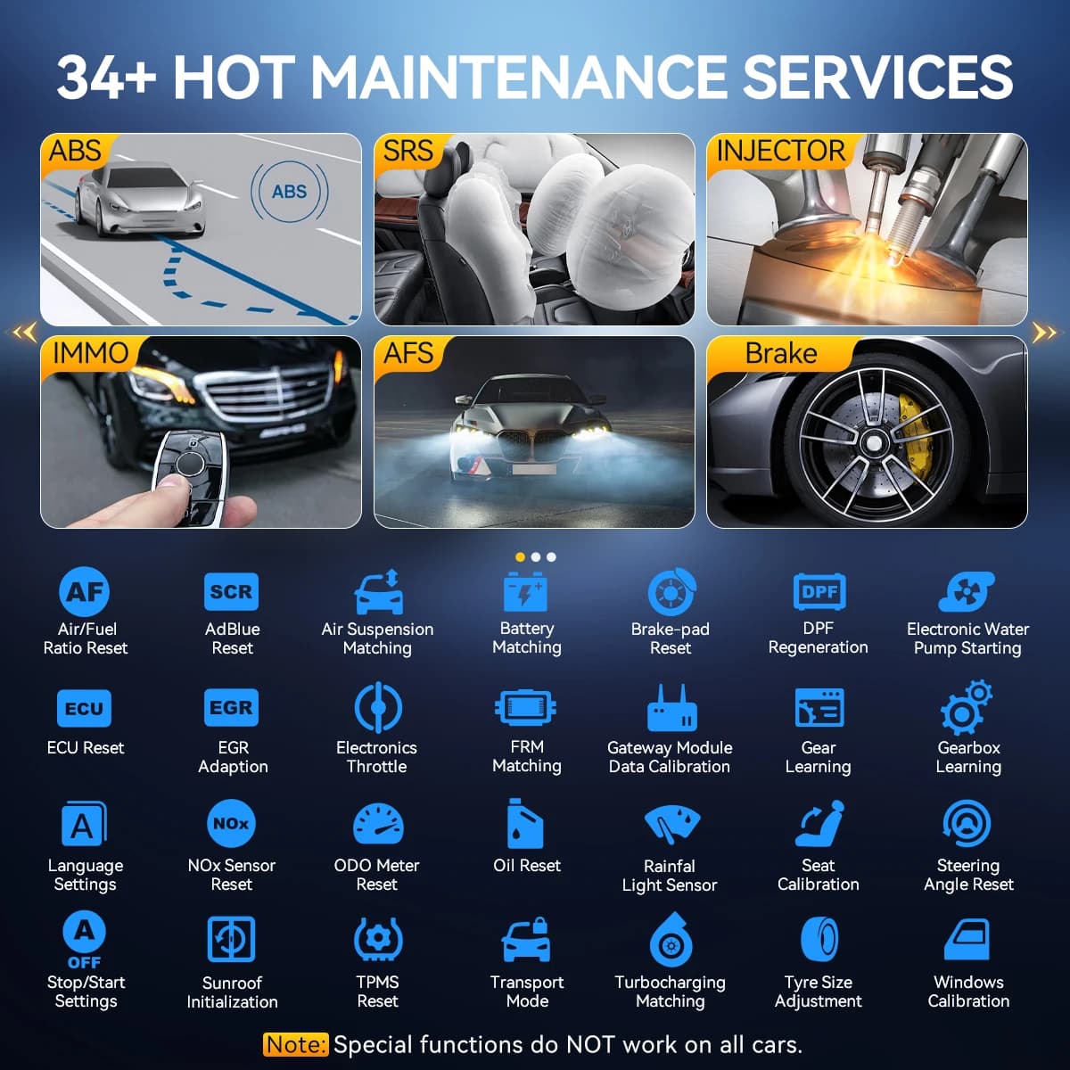 892BT AI Diagnostic Tool | CANFD/DOIP OBD2 Scanner with Full System ECU Coding - Thumbnail 3