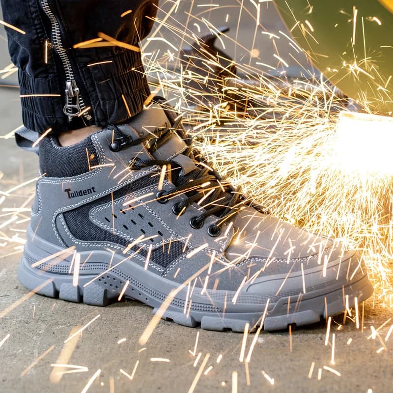 Men's Safety Sneakers | Steel Toe Cap & Puncture-Proof | Lightweight Industrial Work Shoes - Thumbnail 5