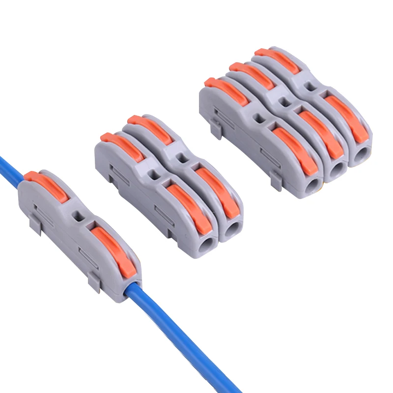 Push-In Terminal Block | 1-in-6 Out Compact Splitter | Fast Electrical Connector Kit - Thumbnail 5