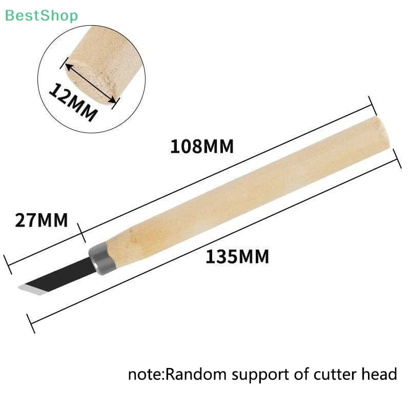Wood Carving Chisel Set | Hand-Sharpened Blades for Precision DIY & Woodworking - Thumbnail 6