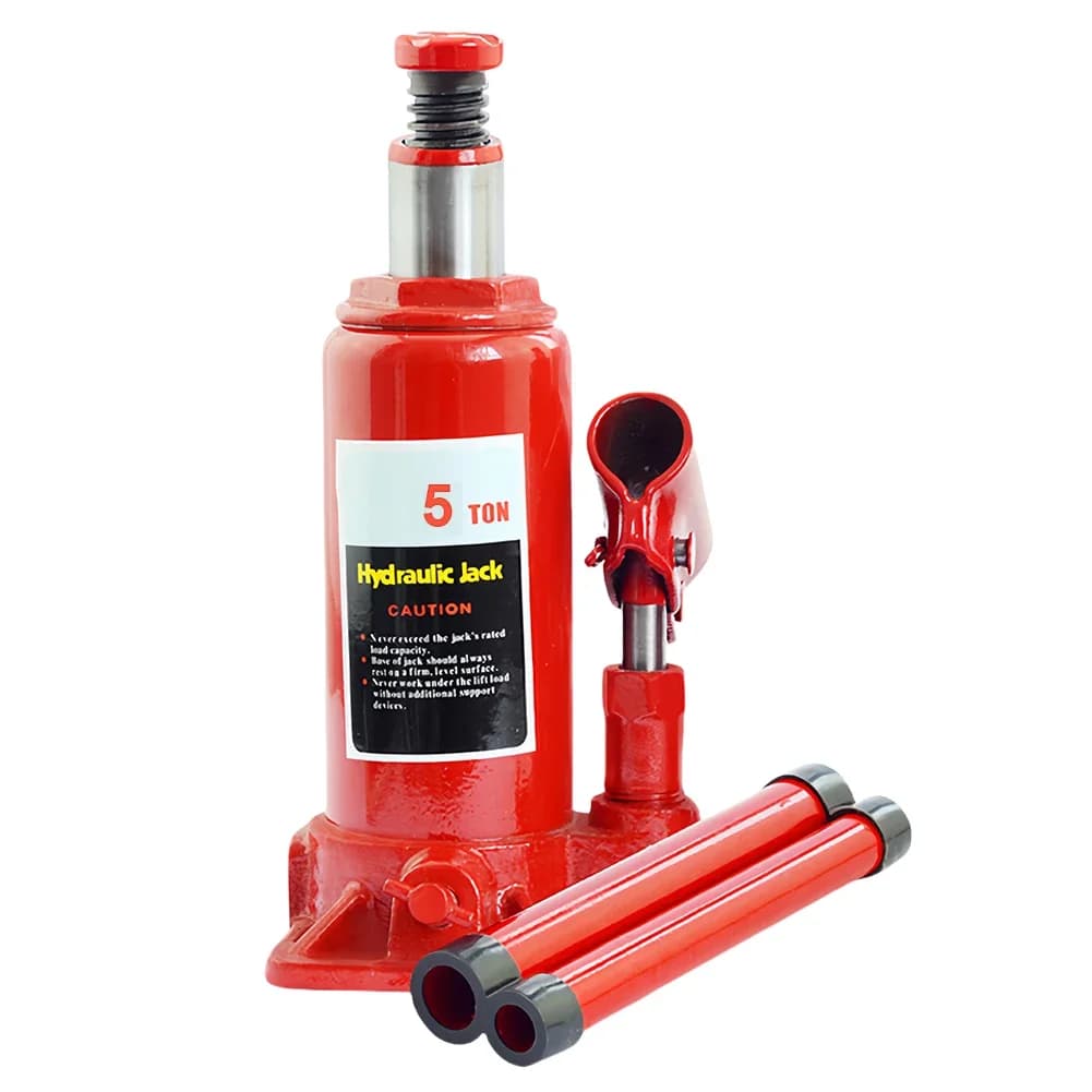 Welded Hydraulic Bottle Jack | 2, 5, or 10 Ton Capacity | Heavy-Duty Auto & Truck Repair - Thumbnail 2