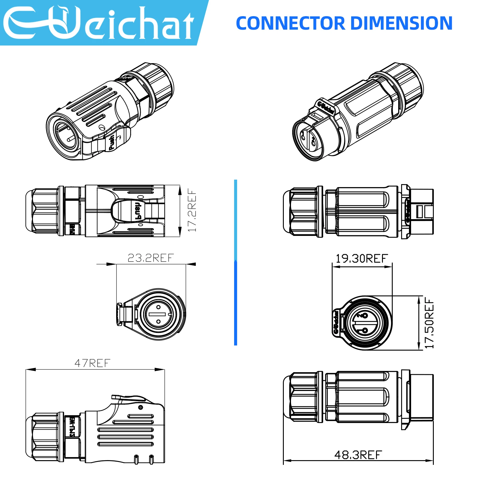 M12 Waterproof Connector | 2-8 Pin Aviation Plug | Industrial-Grade Electrical Connection - Thumbnail 3
