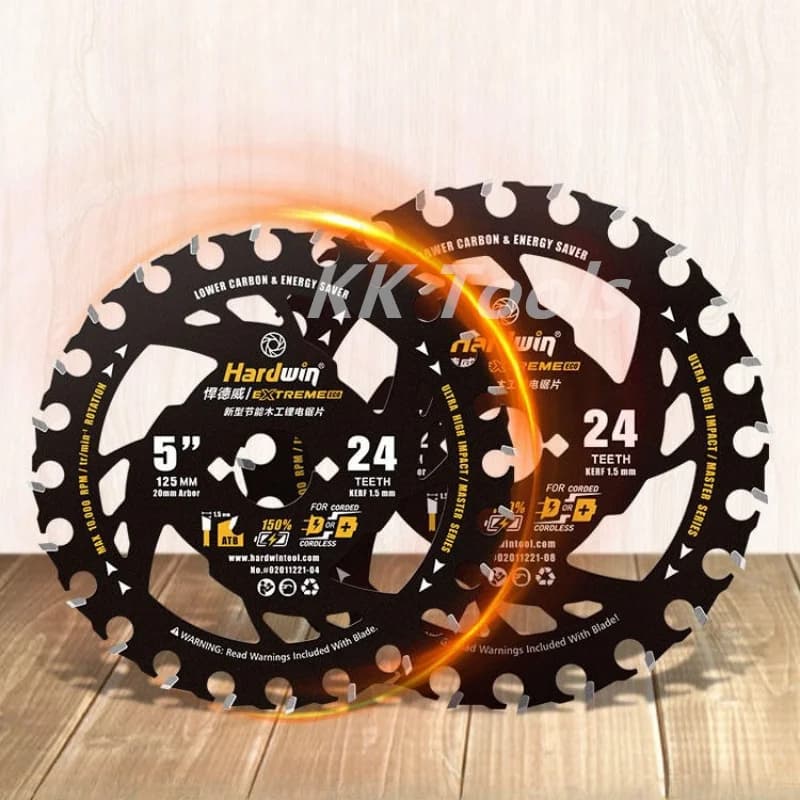 Circular Saw Blade Set | 4 to 7.25 Multi-Size | High-Efficiency Wood Cutting Discs - Thumbnail 2