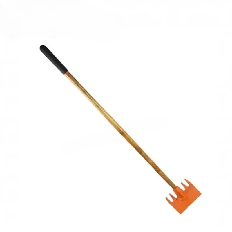 Rake Tool | 1.5m Orange Handle | High-Performance Ash & Fire Fighting Rake Hoe - Image 1