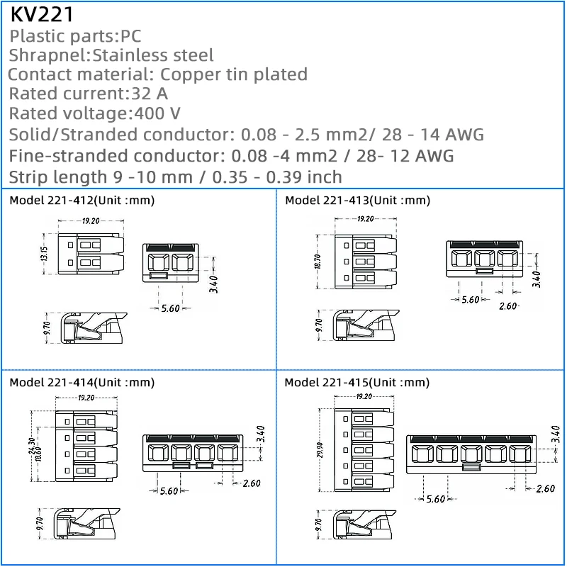 86-Piece Wire Connector Kit | Compact Terminal Blocks for Home Lighting & Electrical Projects - Thumbnail 5