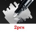 2pcs Silver
