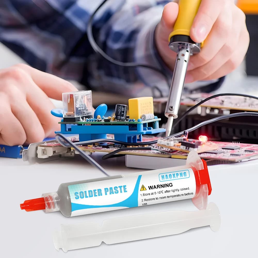 Professional-Grade Solder Paste | Sn99Ag0.3Cu0.7 Lead-Free Alloy | Precision Electronics & Micro-Soldering - Thumbnail 4
