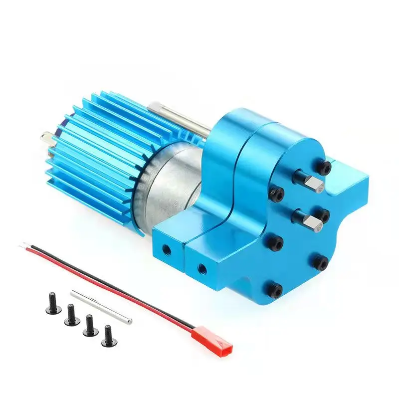Transfer Gearbox with 370 Motor | Speed Change Upgrade | For WPL, MN Series RC Trucks - Thumbnail 2