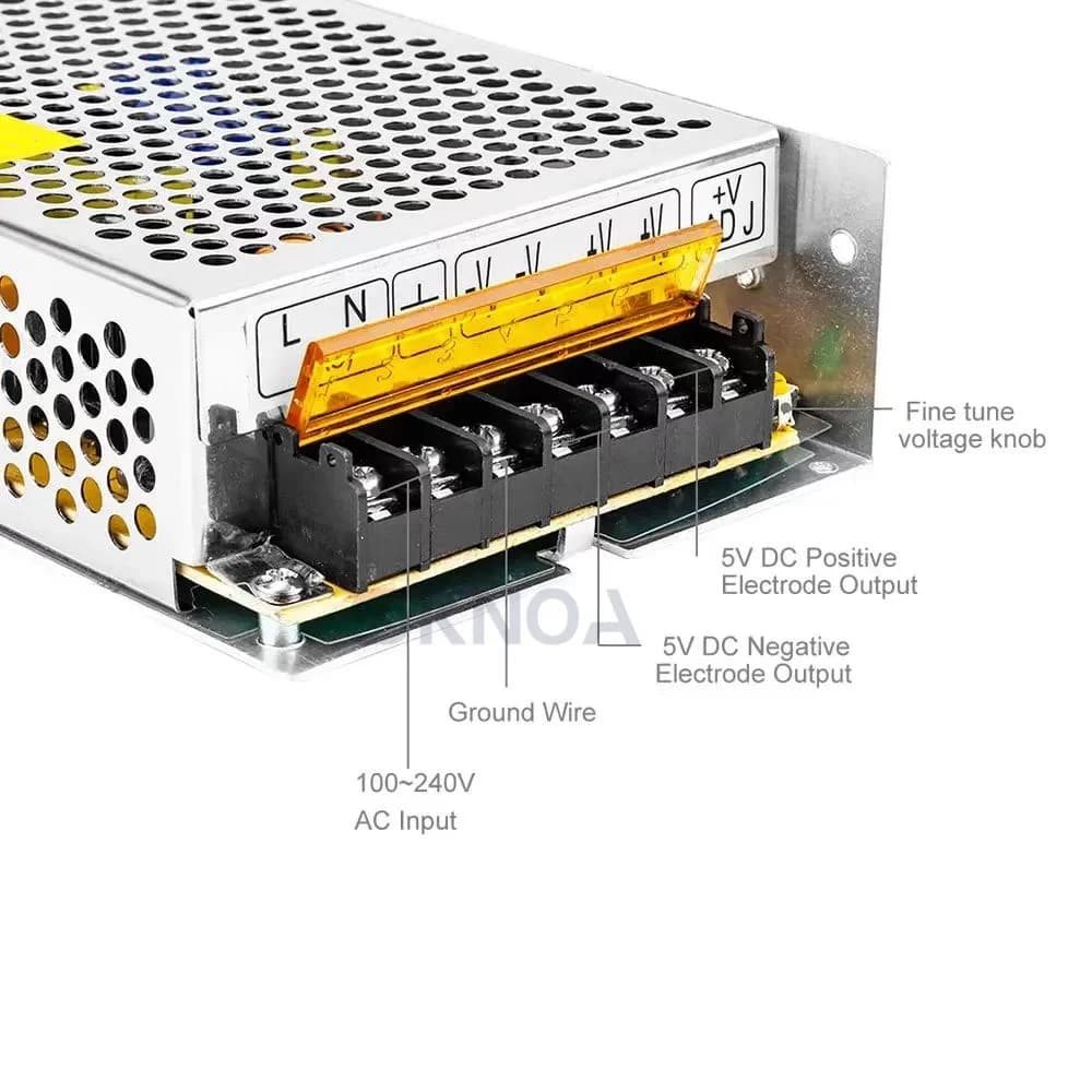 AC-DC Switching Power Supply | 5V-36V Output | 1A-30A High Current | Industrial-Grade SMPS - Thumbnail 3