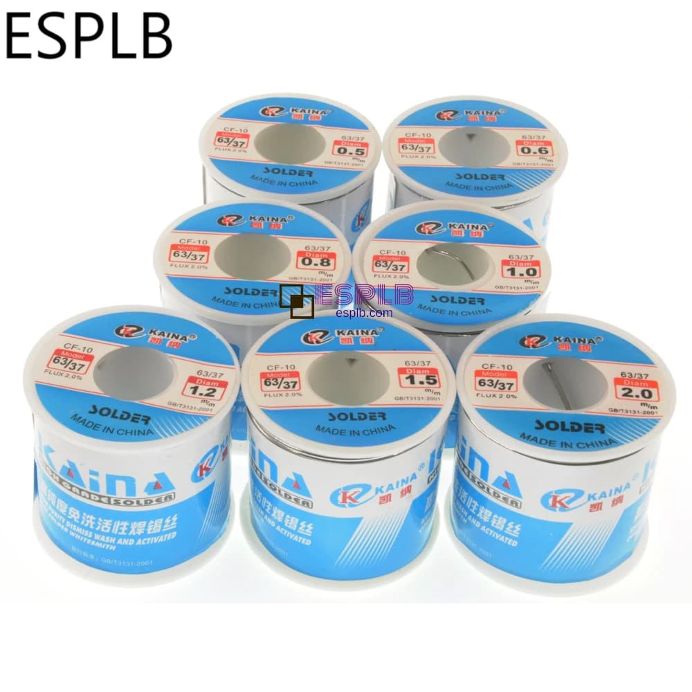 63/37 Rosin Core Solder Wire | 0.5mm-2.0mm Diameter | 450g Spool for Precision Welding - Thumbnail 5