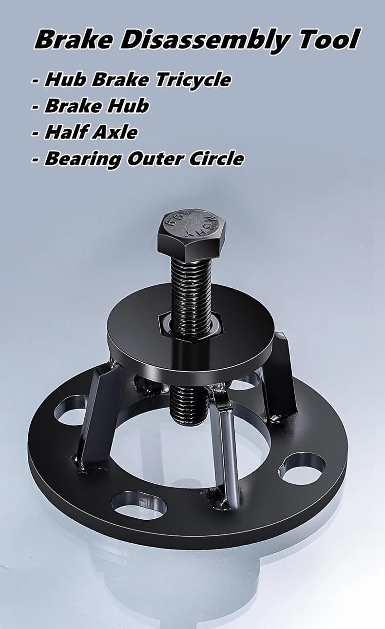 Brake Drum & Hub Puller | Heavy-Duty Automotive Repair Tool for Cars, Trucks & Motorcycles - Thumbnail 3