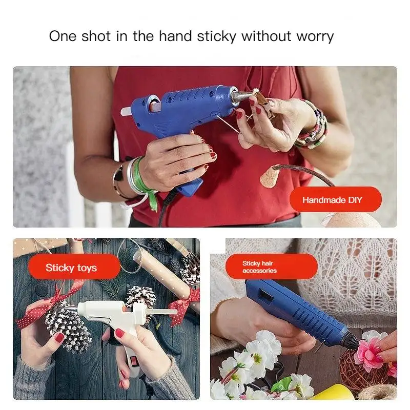 70W Hot Glue Gun Kit | Fast-Heating Precision Tool for Home Repairs & Crafts - Thumbnail 6