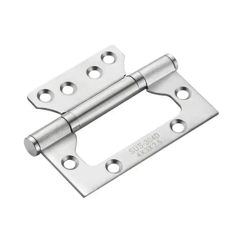 Hydraulic Furniture Hinge | Stainless Steel Child Mother Set | Thickened Premium Cabinet Hardware - Thumbnail 4