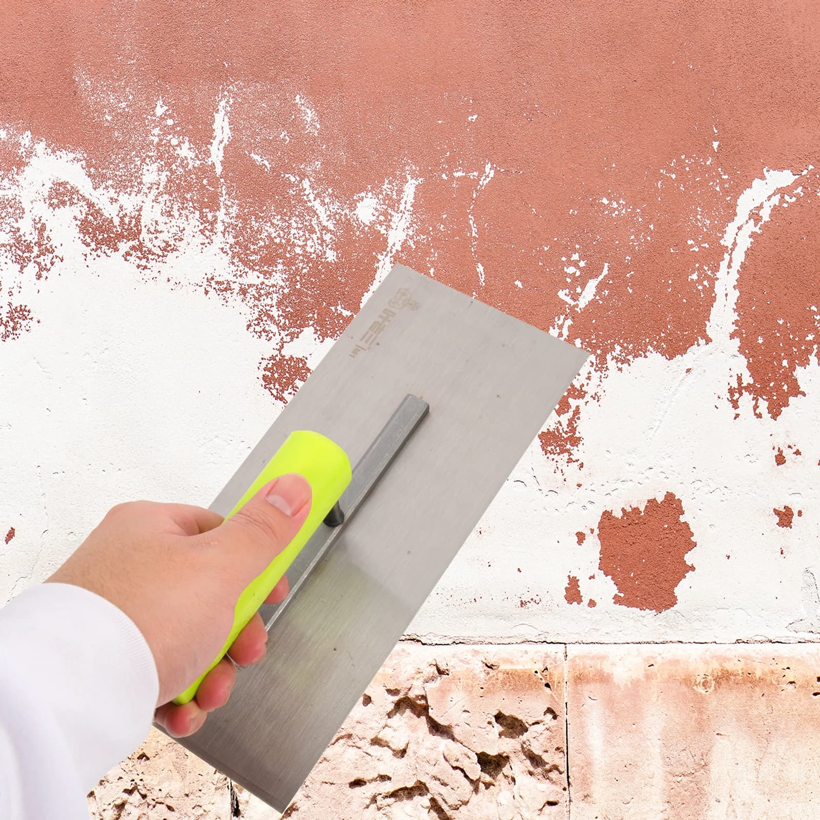 Stainless Steel Finishing Trowel | Rust-Resistant Concrete & Plastering Tool - Thumbnail 3