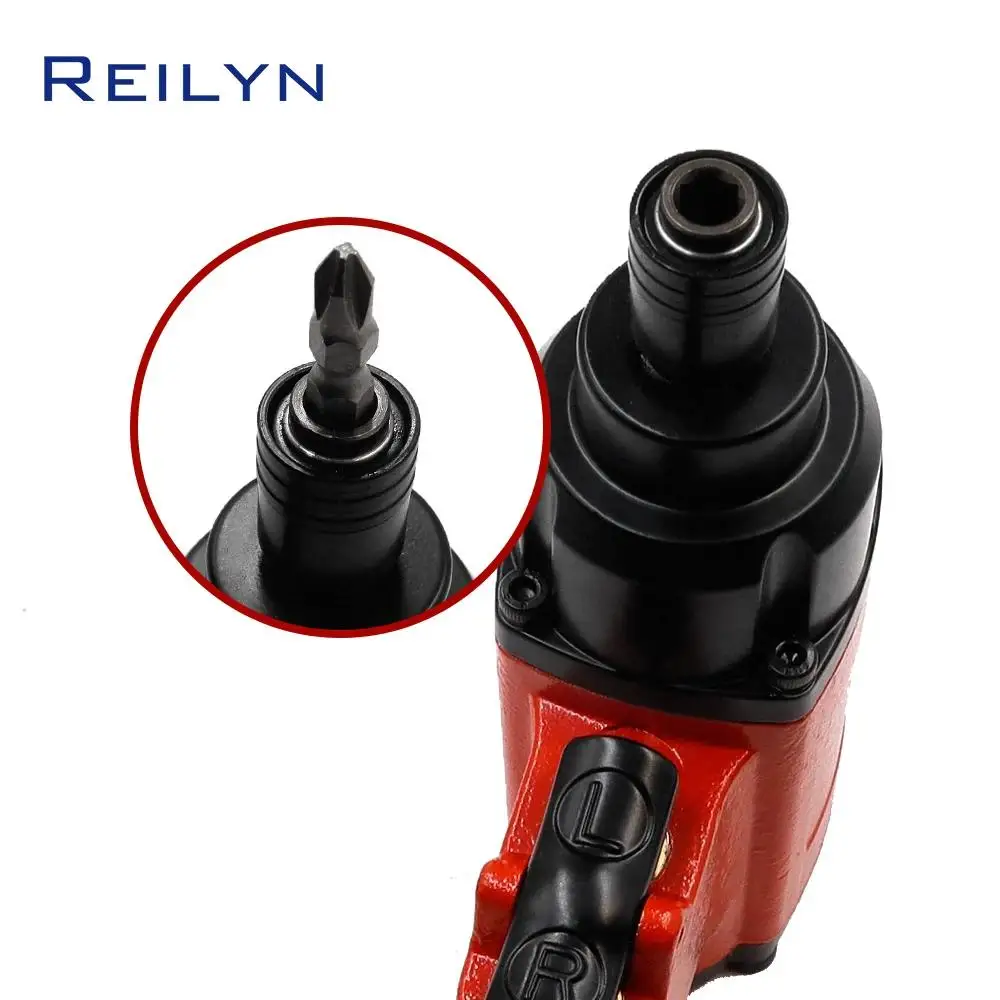 Pneumatic Screwdriver | 15-50 N.M Torque | 11,000 RPM Pistol Grip for Heavy-Duty Fastening - Thumbnail 6