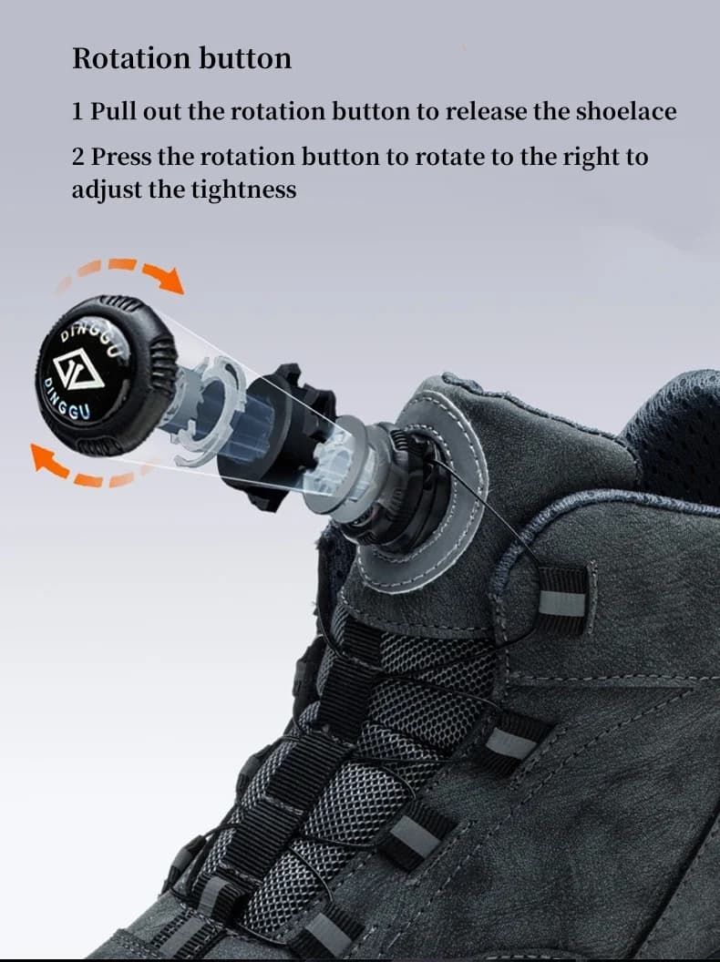 Safety Boots for Men | Anti-Smash & Anti-Puncture | Lightweight Winter Work Shoes - Thumbnail 4