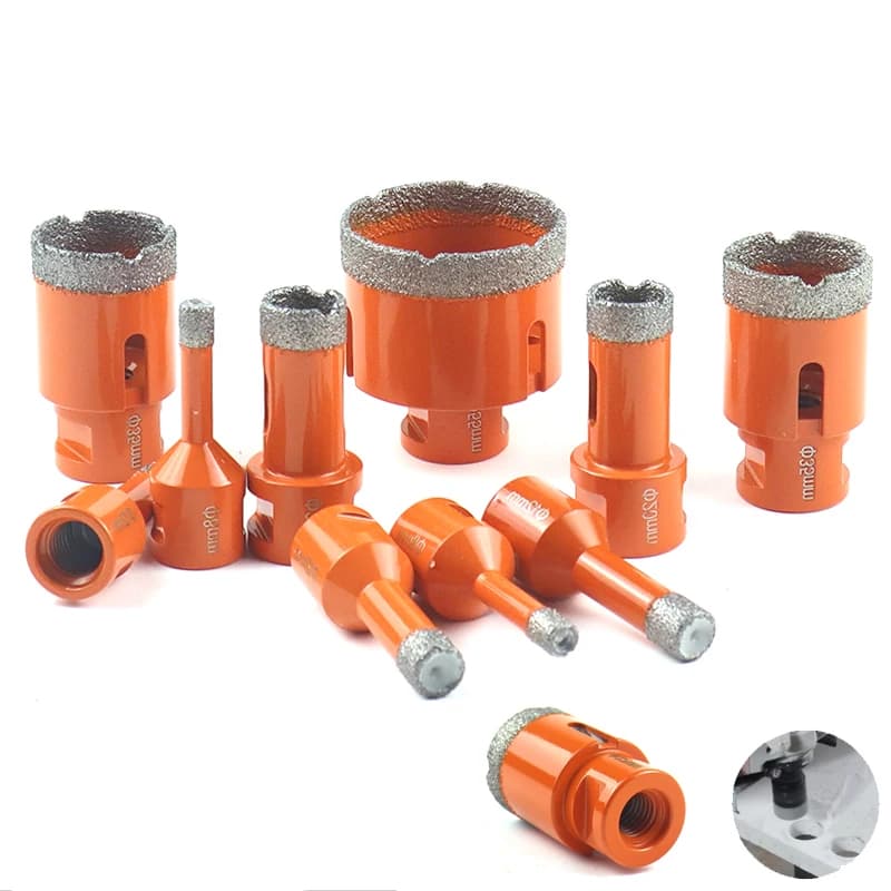 Diamond Drill Bit | 6-100mm Core Hole Saw for Porcelain, Granite & Glass - Thumbnail 2