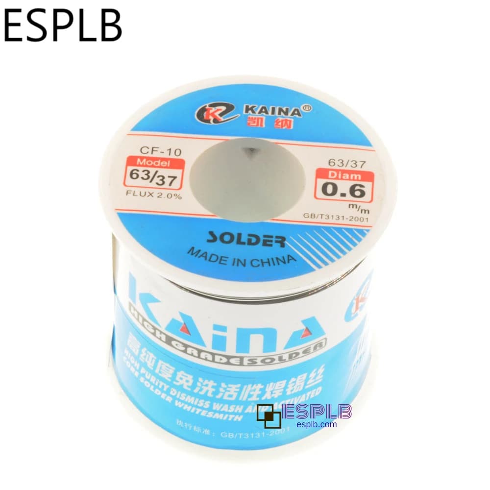 63/37 Rosin Core Solder Wire | 0.5mm-2.0mm Diameter | 450g Spool for Precision Welding - Thumbnail 2