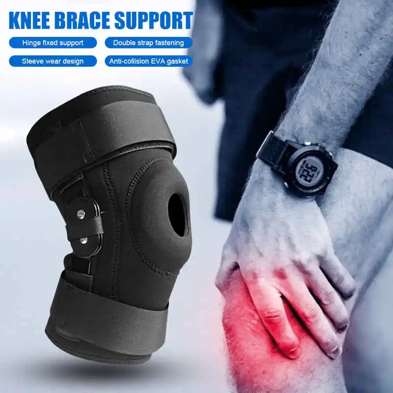 Hinged Knee Brace with Gel Patella Support | Stabilizes ACL, Meniscus & Arthritis Pain Relief - Thumbnail 5