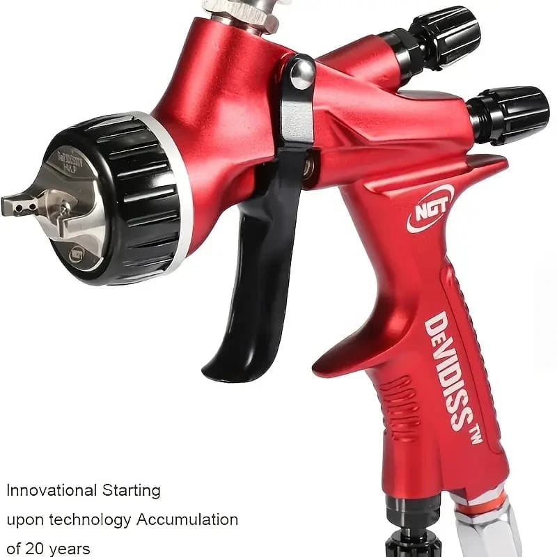 HVLP Spray Gun | DEVIDISS NGT Pro TE20 Lite | 1.3mm Nozzle for All Car Paints - Thumbnail 5
