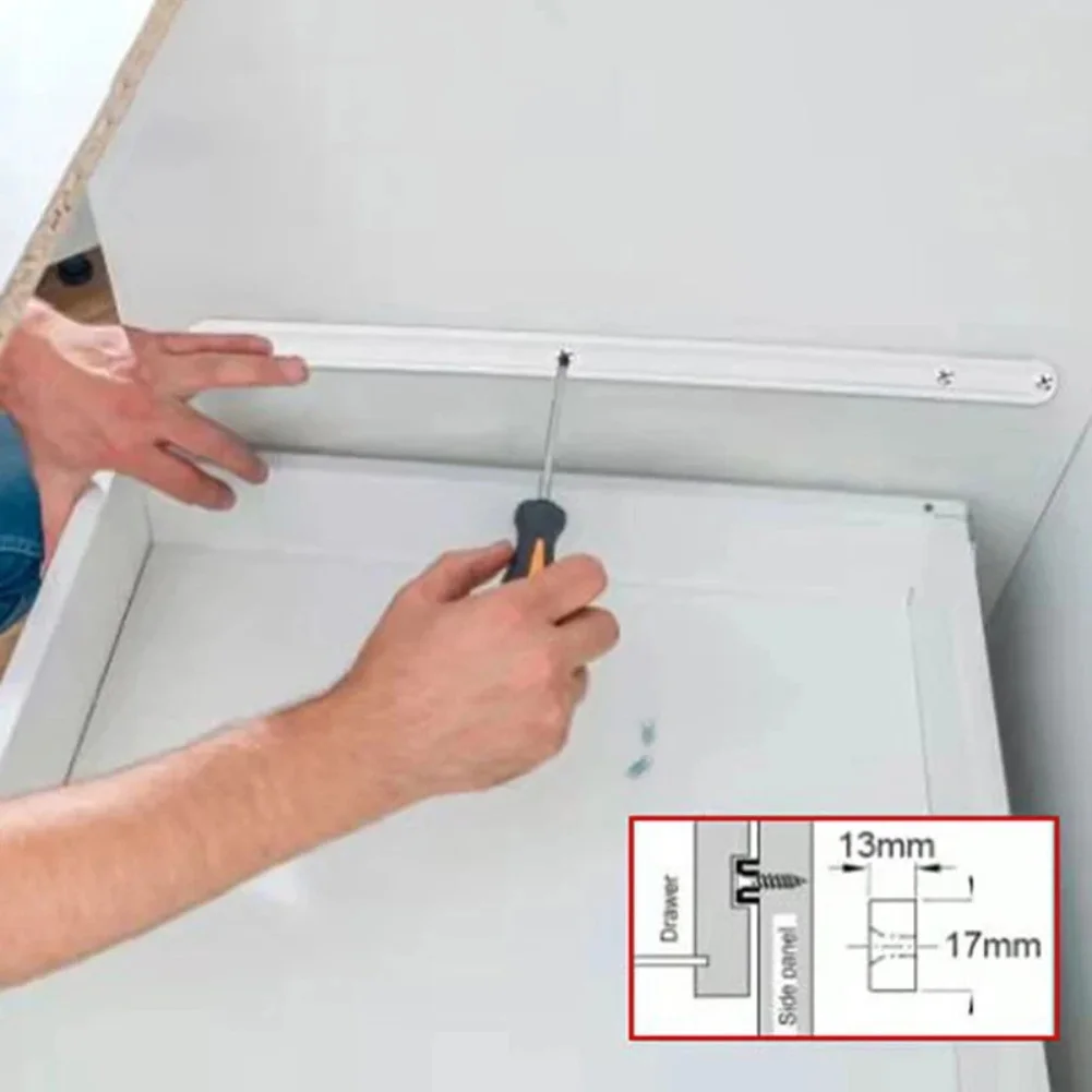 10-Pack Drawer Slide Kit | 298mm Soft-Close Runners | Smooth Gliding Furniture Hardware - Thumbnail 5