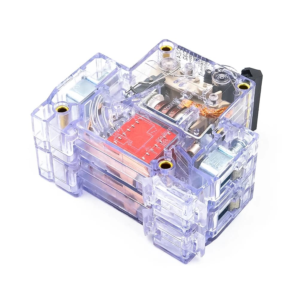 2-Pole Circuit Breaker | 16A-63A DIN Rail Mount | 230V/400V Overload Protection - Thumbnail 3