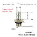 M-3AU-2(2-M3) Copper