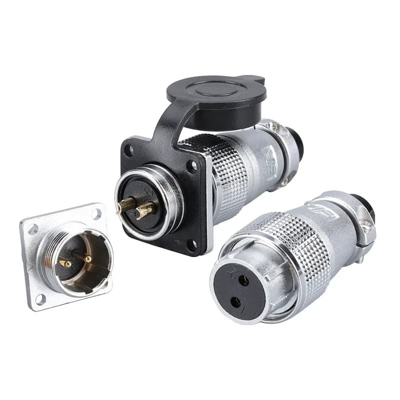 P28 Aviation Connector | Multi-Pin Circular Plug & Socket | Secure Butt-Joint Design - Thumbnail 4