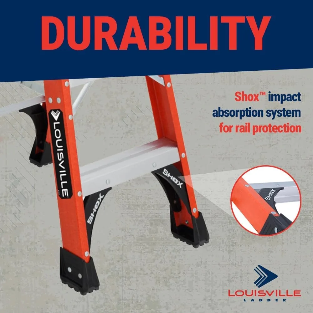 Stehleiter Typ IAA | 10-Foot, 375-Pound Load Capacity | Professionelle Hochleistungsleiter - Thumbnail 2