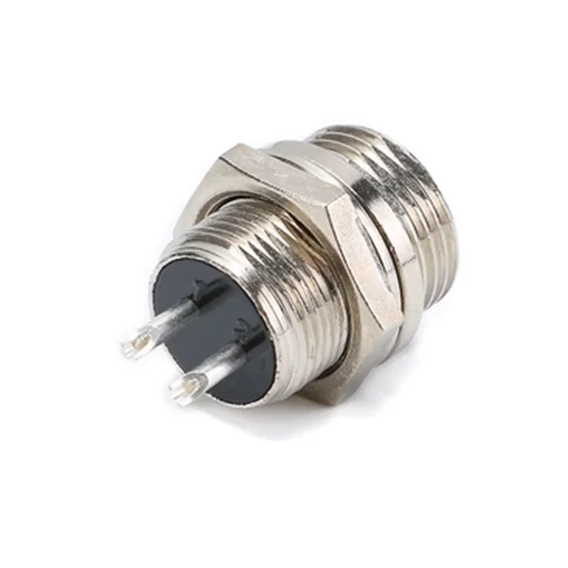 Aviation Panel Mount Connector Set | 2-6 Pin Male & Female Sockets | 12mm Docking Plug - Thumbnail 6