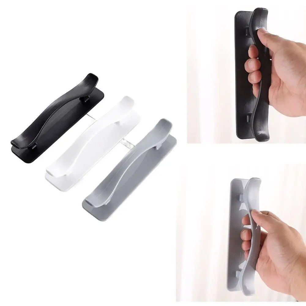 No-Drill Cabinet Handle | Self-Adhesive Plastic Pull | Easy Wardrobe Installation - Thumbnail 2