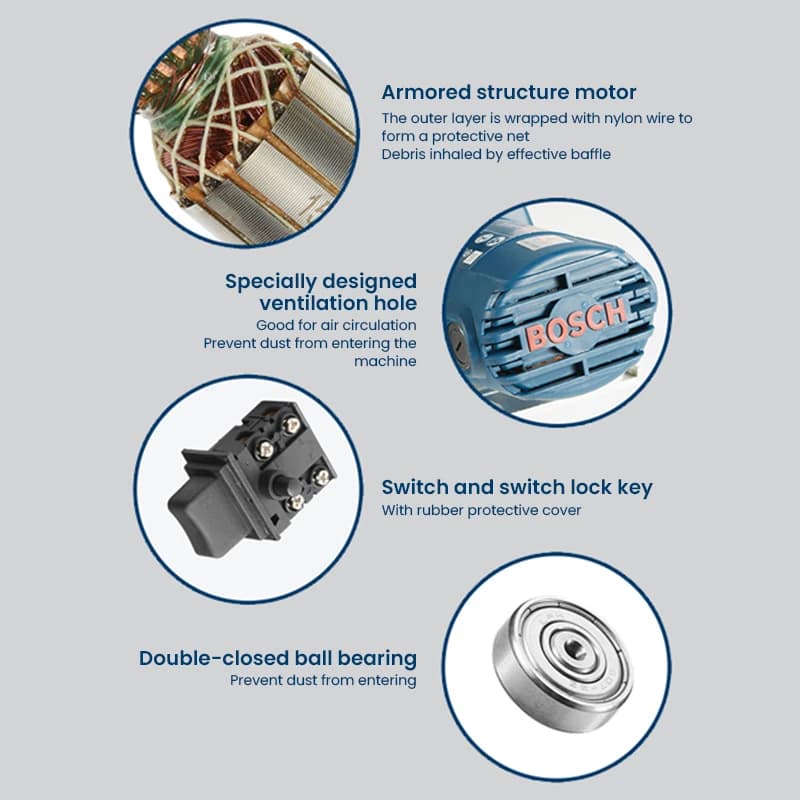 Bosch GDC 140 Marble Cutter | Professional Handheld Circular Saw | High-Precision Seamless Fabrication - Thumbnail 4