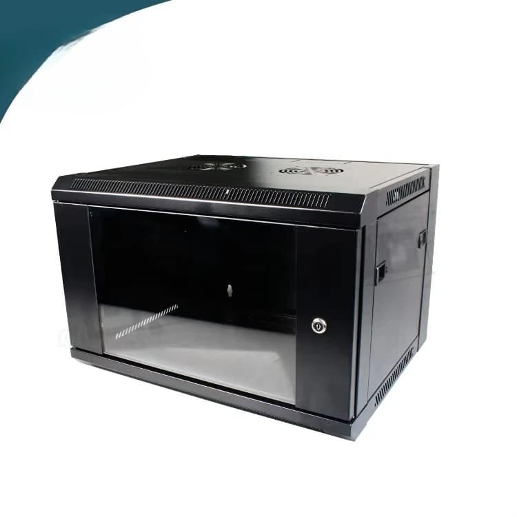 6U Wall-Mount Server Rack | 19-Inch Network Cabinet | 450mm Depth for Small IT Installations - Thumbnail 5