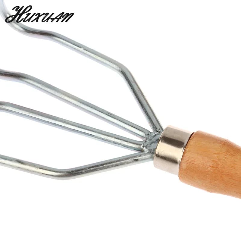 4-Foot Garden Rake | Heavy-Duty Tidal Flat & Farm Tool | Multi-Purpose Squat Rake for Soil - Thumbnail 6
