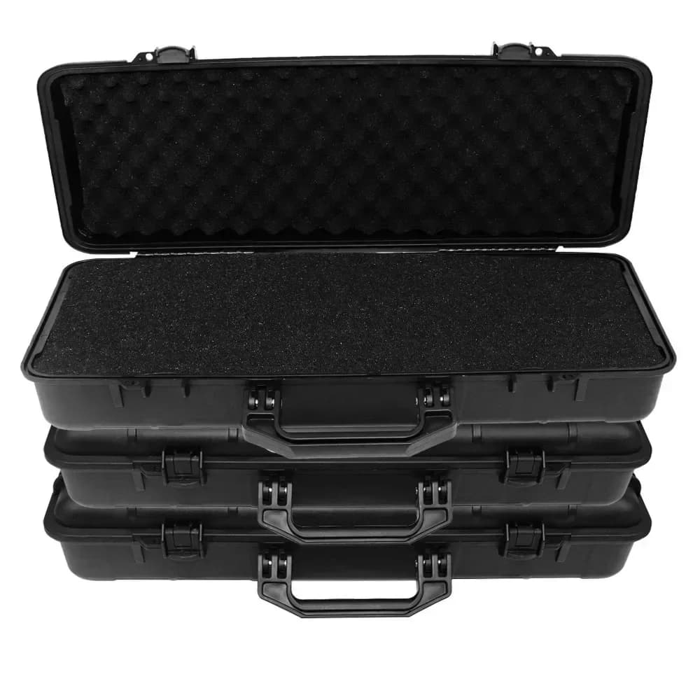 Pelican-Style Shockproof Toolbox | Water-Repellent Hard Carry Case | Heavy-Duty Garage Organizer - Thumbnail 3