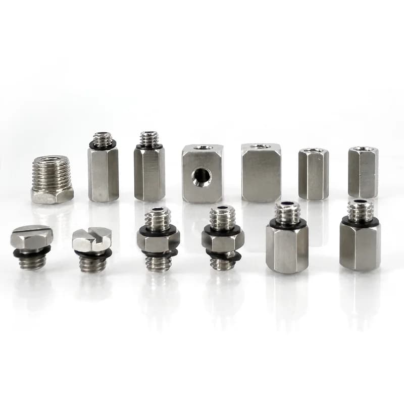 Metal Mini Air Pneumatic Pipe Fitting Brass Straight Elbow Tee Tube Internal Thread M3 M5 M6 1/8 OD Plug Adapter Quick Connector - Thumbnail 3