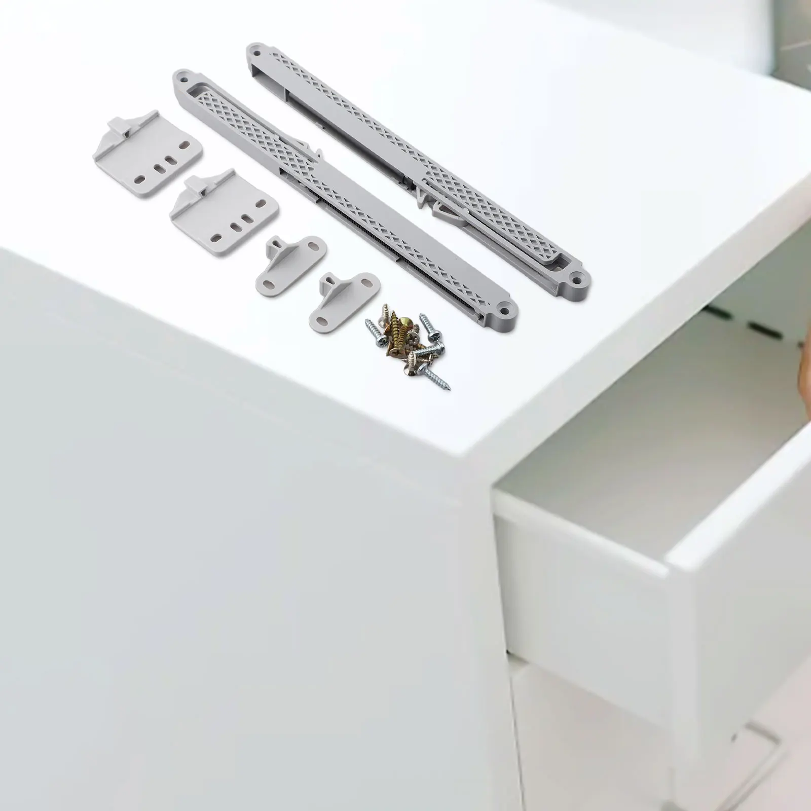 Soft-Close Cabinet Dampers | Premium Hydraulic Drawer Slides for Quiet, Safe Closing - Thumbnail 5