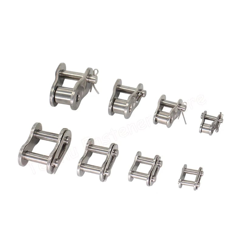 Chain Connector Link | 304 Stainless Steel | 08B 10A 12A Full & Half - Thumbnail 4