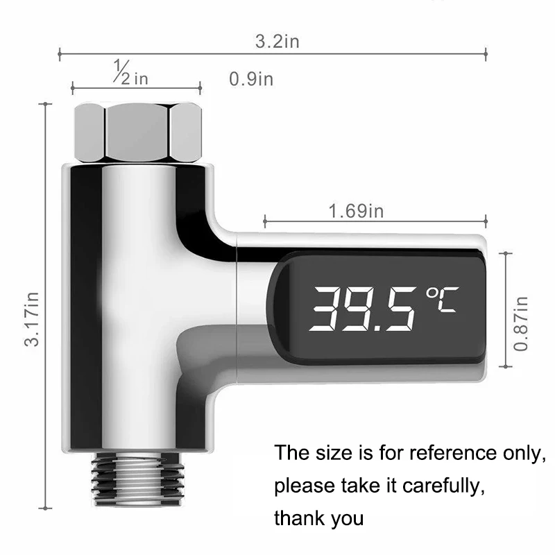 Self-Powered Digital Shower Thermometer | Real-Time Water Temperature Monitor for Bath & Baby Care - Thumbnail 4