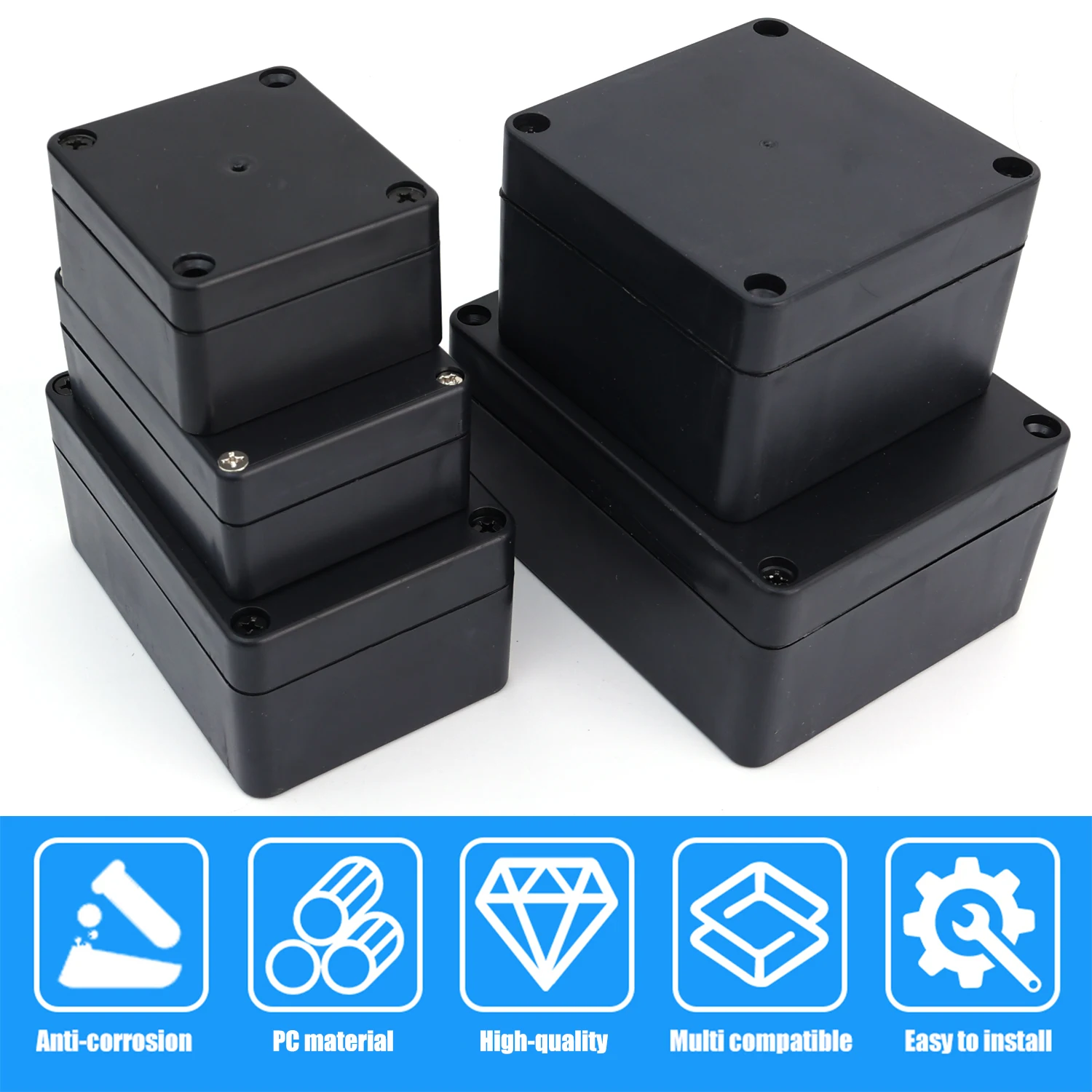 IP66 Waterproof Junction Box | Heavy-Duty Outdoor Electrical Enclosure - Thumbnail 3