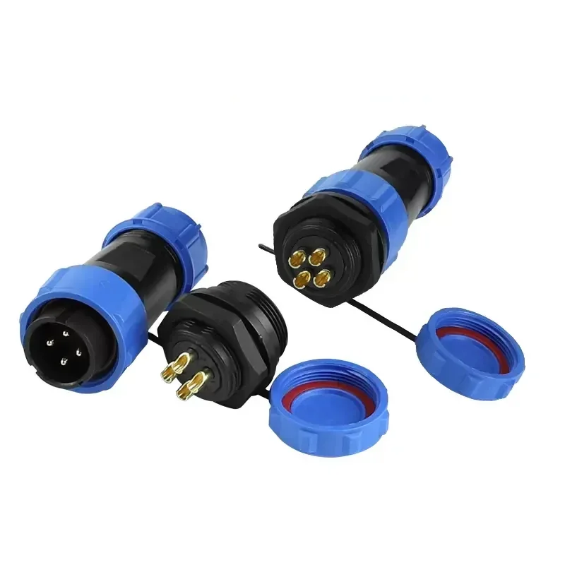 SP Series Aviation Connector Kit | IP68 Waterproof | 2-15 Pin Panel Mount Plugs & Sockets - Image 1
