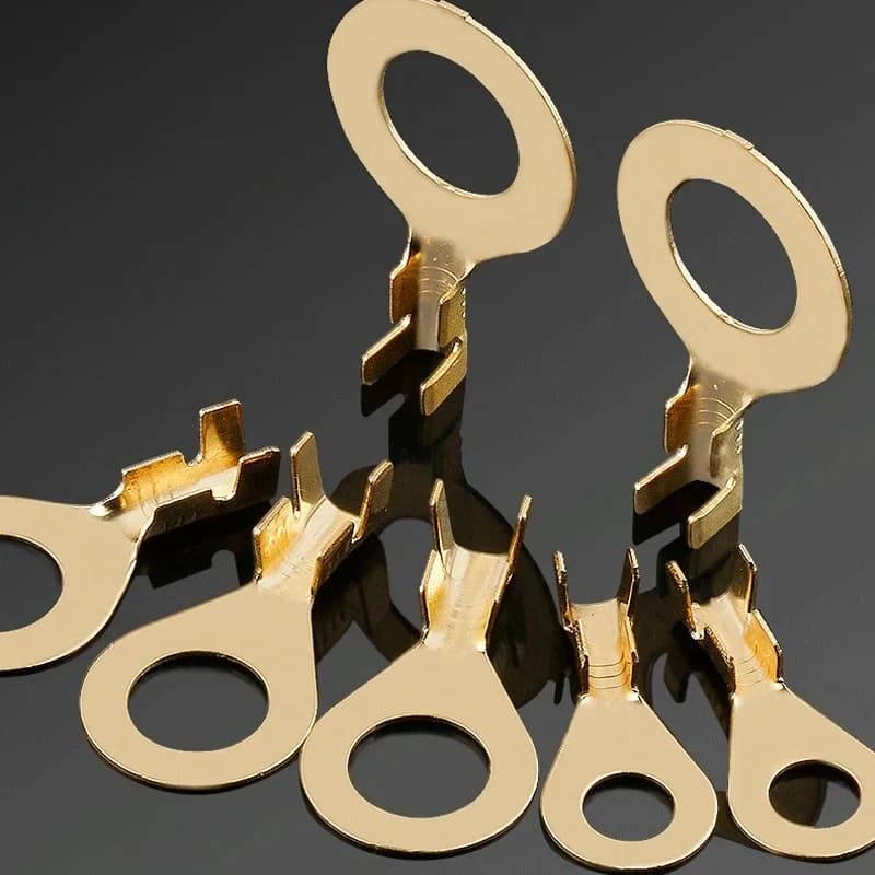 Copper Cable Lug Kit | M3-M10 Crimp Terminals | Non-Insulated Electrical Connectors - Thumbnail 4