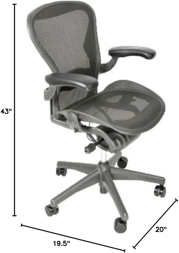 Adjustable Office Chair | Quick Assembly Desk Chair | Size B with All Features Included - Thumbnail 3