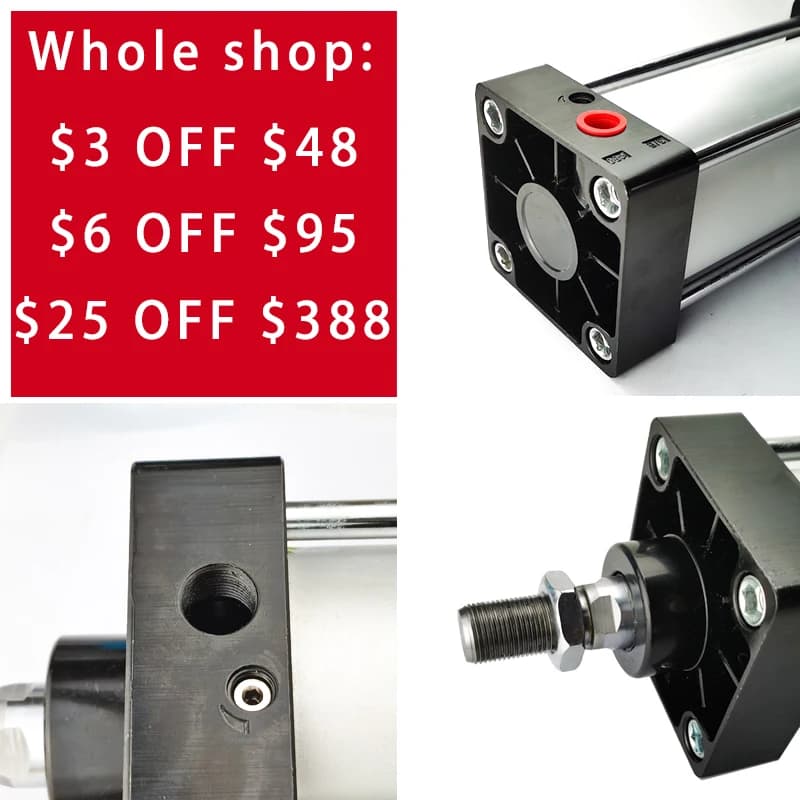 Acting Hydraulic Cylinder | 50mm Bore x 200mm Stroke | SC Standard Type - Thumbnail 2