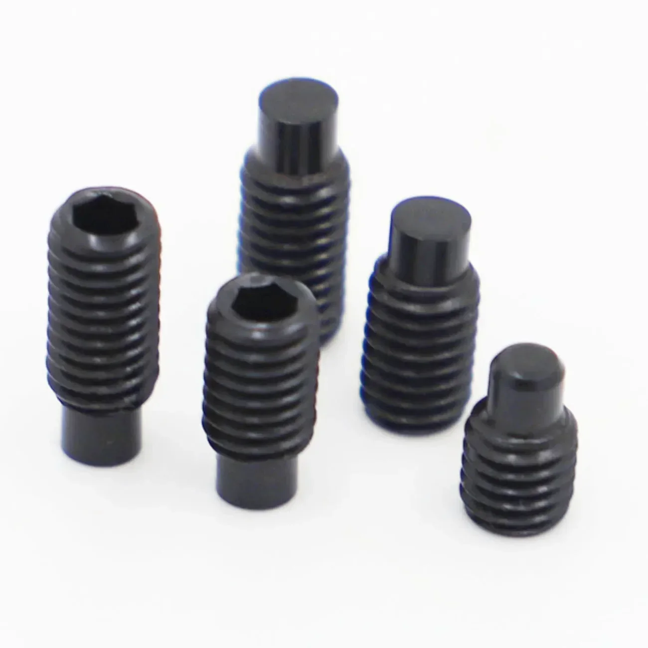 M2.5-M16 Hex Socket Set Screws | Black 12.9 Steel | Dog Point Grub Screws & Bolts - Thumbnail 2